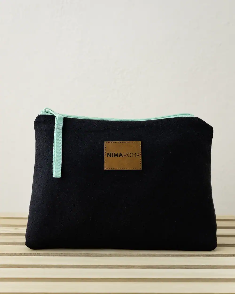 Νεσεσέρ Θαλάσσης Microfiber Nima Home Riva Black/Emerald 25x17 Nima Home Νεσεσέρ Θαλάσσης 25X17 - Riva Black / Emerald - Νεσεσέρ 25X17