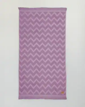 Πετσέτα Θαλάσσης 90X160 - Vida Purple Jacquard - Πετσέτα 90X160