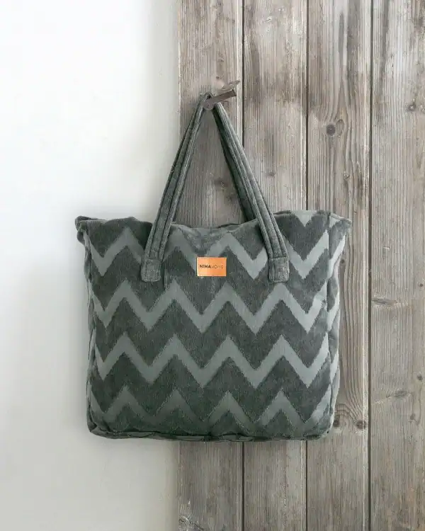 Τσάντα Θαλάσσης 46X60 - Vida Dark Gray - Τσάντα 46X60