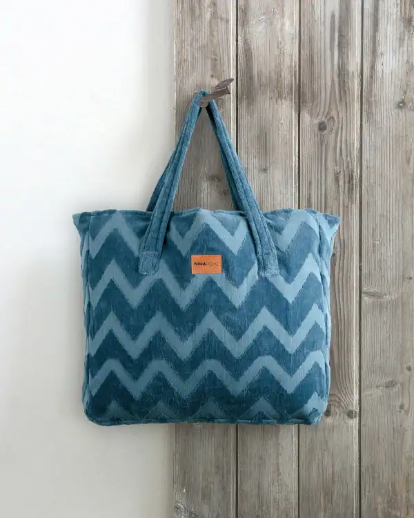 Τσάντα Θαλάσσης 46X60 - Vida Blue - Τσάντα 46X60