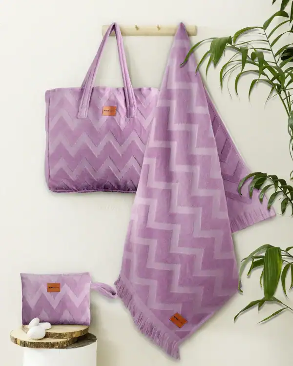 Nεσεσέρ Θαλάσσης Βελουτέ Nima Home Vida Purple 23×32 Nima Home Nεσεσέρ Θαλάσσης 23X32 - Vida Purple - Τσάντα 23X32