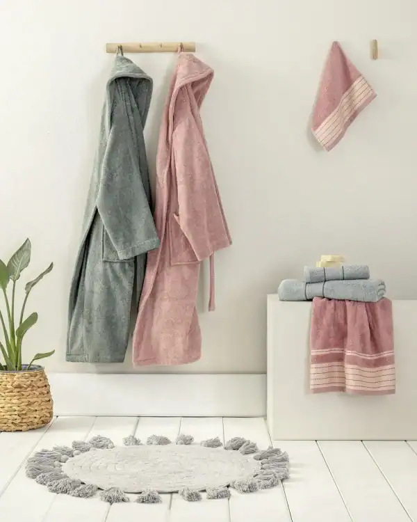 Nima Home Μπουρνούζι Κιμονό Pure - Small - Gray Nima Home Μπουρνούζι Κιμονό Pure - Small - Gray - Small