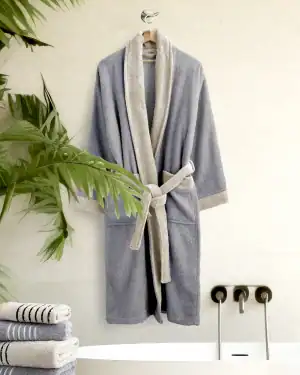 Μπουρνούζι Ease - Medium - Gray / Sand Beige - Medium