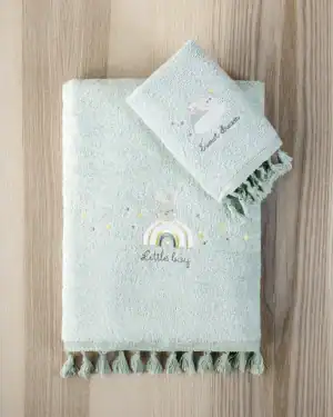 Σετ Πετσέτες (30X50 + 70X140) - Petit Bebe - Σετ (1 X 30X50 + 1 X 70X140)