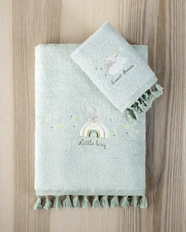 Σετ Πετσέτες (30X50 + 70X140) - Petit Bebe - Σετ (1 X 30X50 + 1 X 70X140)