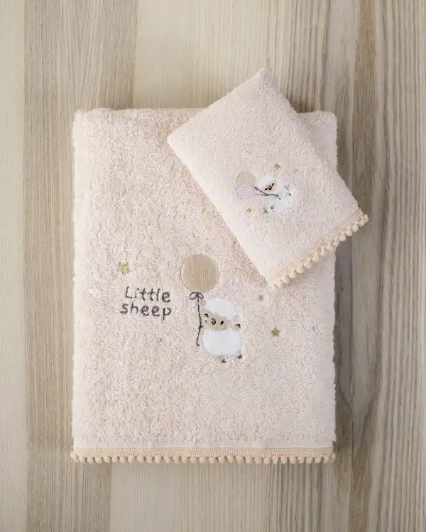 Σετ Πετσέτες (30X50 + 70X140) - Little Sheep - Σετ (1 X 30X50 + 1 X 70X140)