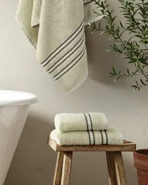 Σετ Πετσέτες (30X50 + 50X90 + 70X140) - Lorena Light Green - Σετ (1 X 30X50 + 1 X 50X90 + 1 X 70X140)