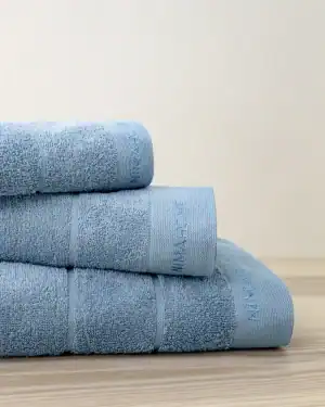 Σετ Πετσέτες (30X50 + 50X90 + 70X140) - Essence Blue - Σετ (1 X 30X50 + 1 X 50X90 + 1 X 70X140)