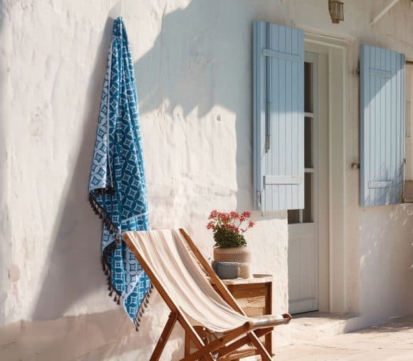 Πετσέτα Θαλάσσης Nef-Nef Homeware Sparkle Fringles Denim 90x170 Nef-Nef Homeware 040071 1 8638 L (1)