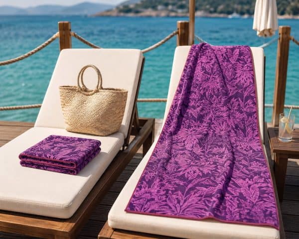 Πετσέτα Θαλάσσης Microfiber Nef-Nef Homeware Charisma Mauve 80x160 Nef-Nef Homeware Nef Nef Homeware Charisma Mauve