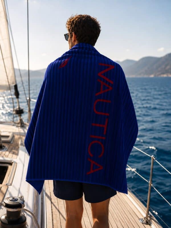 Πετσέτα Θαλάσσης Microfiber Nef-Nef Homeware X Nautica Positive Denim 80x160 Nef-Nef Homeware X Nautica Nef Nef Homeware X Nautica Positive Denim