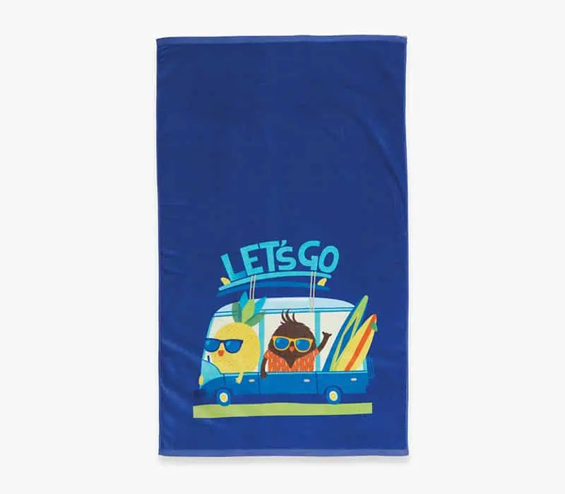 Παιδική Πετσέτα Θαλάσσης Βαμβακερή Nef-Nef Homeware Lets Go Blue 70x120 Nef-Nef Homeware ΠΑΙΔΙΚΗ ΠΕΤΣΕΤΑ ΘΑΛΑΣΣΗΣ LETS GO