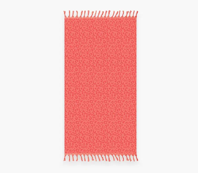 Πετσέτα Θαλάσσης Βελουτέ Nef-Nef Homeware Kenya Coral 80x160 Nef-Nef Homeware ΠΕΤΣΕΤΑ ΘΑΛΑΣΣΗΣ KENYA ΒΕΛΟΥΤΕ 80Χ160 coral