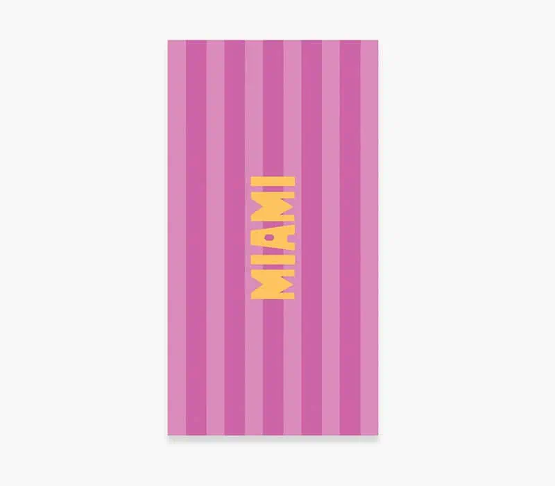 Πετσέτα Θαλάσσης Nef-Nef Homeware Miami Mauve 80x160 Nef-Nef Homeware ΠΕΤΣΕΤΑ ΘΑΛΑΣΣΗΣ MIAMI 80Χ160