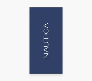 ΠΕΤΣΕΤΑ ΘΑΛΑΣΣΗΣ NAUTICA NAU LOGO 80Χ160 blue