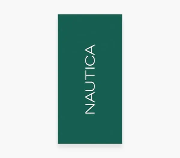 ΠΕΤΣΕΤΑ ΘΑΛΑΣΣΗΣ NAUTICA NAU LOGO 80Χ160 green