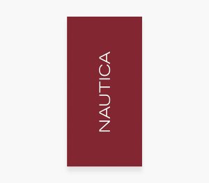 ΠΕΤΣΕΤΑ ΘΑΛΑΣΣΗΣ NAUTICA NAU LOGO 80Χ160 red