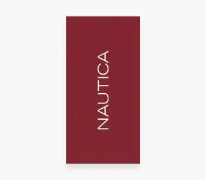 ΠΕΤΣΕΤΑ ΘΑΛΑΣΣΗΣ NAUTICA NAU LOGO 80Χ160 red