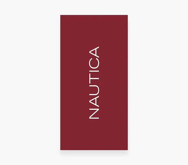 Πετσέτα Θαλάσσης Βελουτέ Nef-Nef Homeware X Nautica Logo Red 80x160 Nef-Nef Homeware X Nautica ΠΕΤΣΕΤΑ ΘΑΛΑΣΣΗΣ NAUTICA NAU LOGO 80Χ160 red