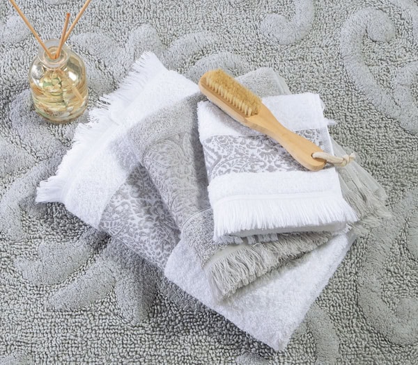 Σετ Πετσέτες Μπάνιου 3τμχ 500gr/m2 Nef-Nef Homeware Jetrix Grey/White Nef-Nef Homeware 039647 1 5998 L (1)