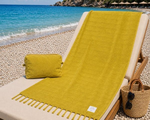 Σετ Πετσέτα - Νεσεσέρ Θαλάσσης Nef-Nef Homeware Expression Citron 80x160 + 22,5×18 Nef-Nef Homeware X Nautica Nef Nef Expression Citron