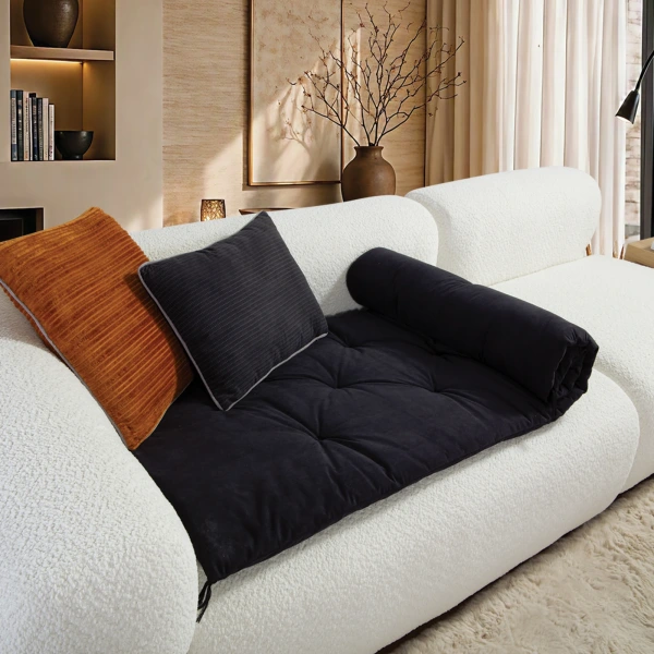 Ανώστρωμα Καναπέ Eriete 70X180 Nef Nef Homeware - Black