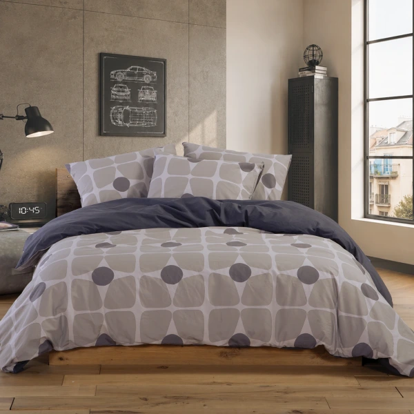 Σετ Σεντόνια Βαμβακερά Μονά Με Λάστιχο Casual Coreo  Nef Nef Homeware - Taupe