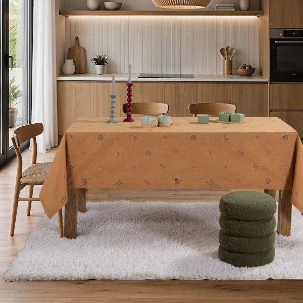 Τραπεζομάντηλο Αλέκιαστο Elaris 140X180 Nef Nef Homeware - Mustard