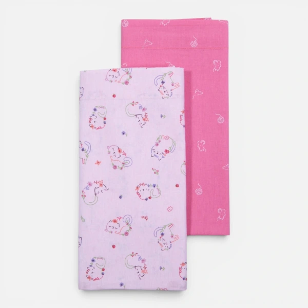 Σετ Σεντόνια Λίκνου Βρεφικά 2Τεμ. Cats Are Perfect  Nef Nef Homeware - Pink