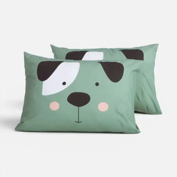 Μαξιλαροθήκη Happy Dog Nef Nef Homeware - Green
