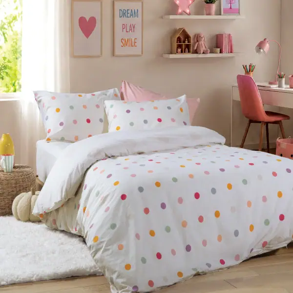 Σετ Σεντόνια Παιδικά Μονά Dots Ecru 170X260  Nef Nef Homeware - Ecru