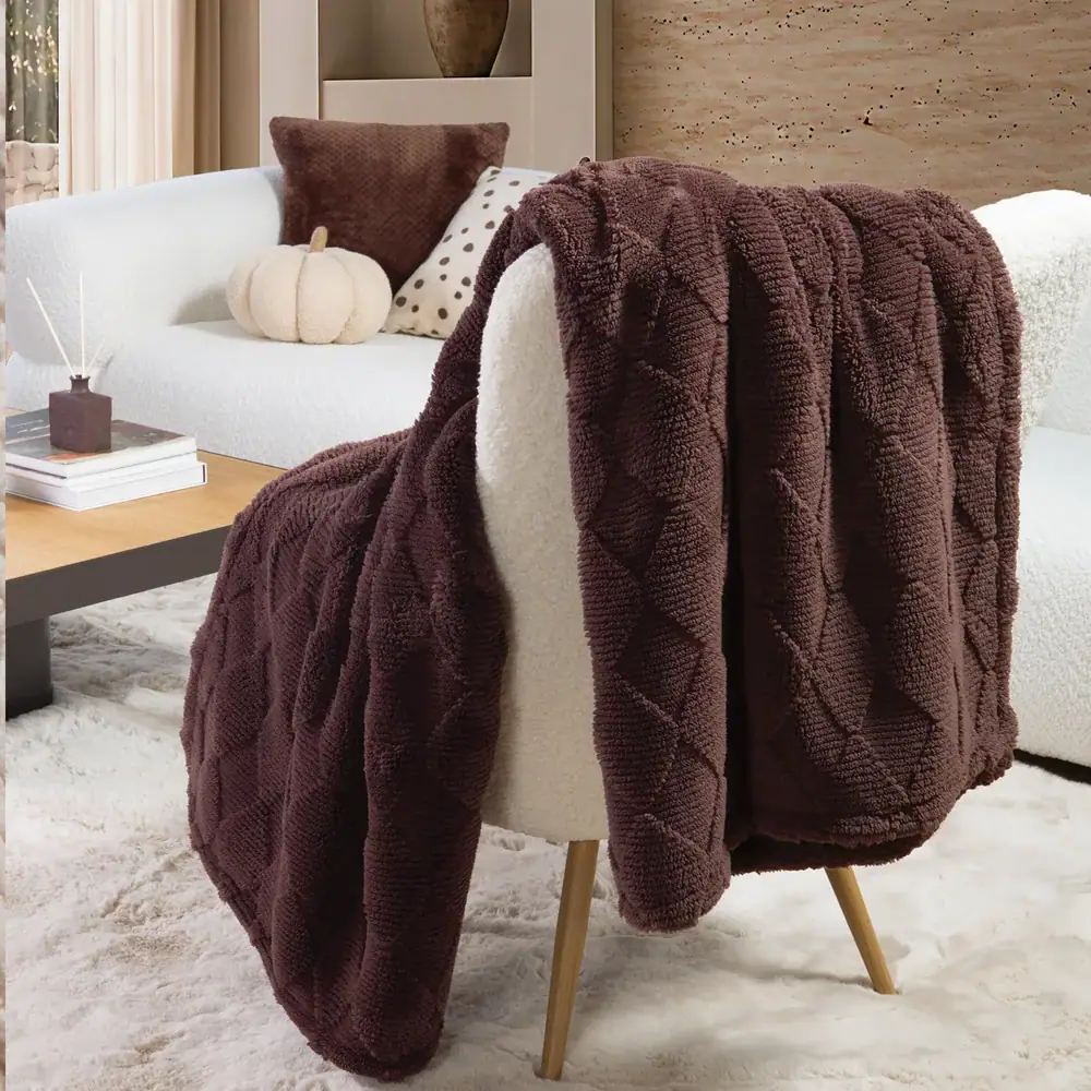 Κουβερτάκι Καναπέ Mizenie 130X180 Nef-Nef Homeware Nef-Nef Homeware Κουβερτάκι Καναπέ Mizenie 130X180 Nef Nef Homeware - Brown