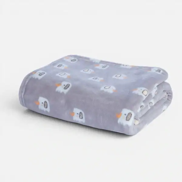 Κουβέρτα Fleece Βρεφική Αγκαλιάς Elephants 110X150  Nef Nef Homeware - Grey