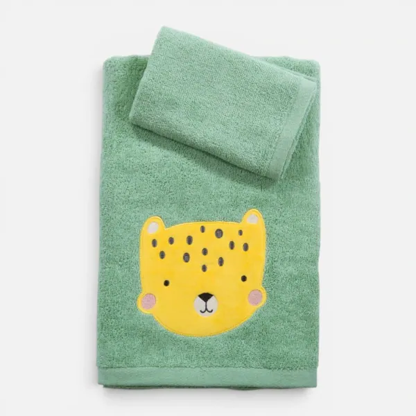 Πετσέτες Παιδικές Σετ 2Τεμ. Jungle Mania  Nef Nef Homeware - Pistachio