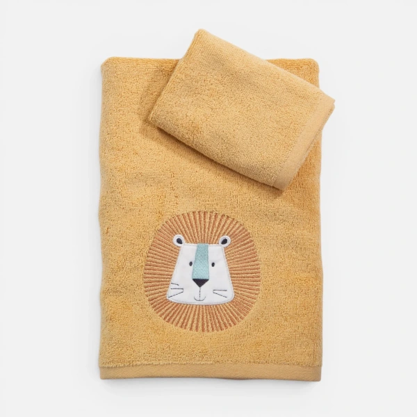 Πετσέτες Βρεφικές Σετ 2Τεμ. Wild Company  Nef Nef Homeware - Yellow