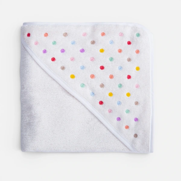 Κάπα Βρεφική Dots 75X75 Nef Nef Homeware - Ecru/Pink