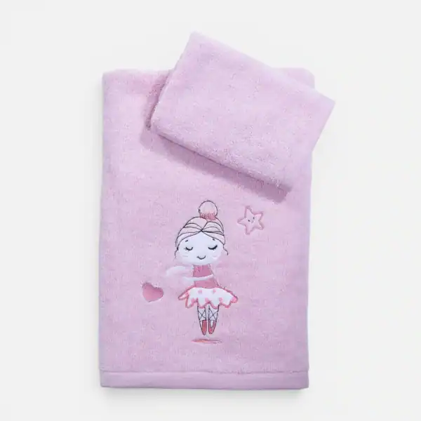 Πετσέτες Βρεφικές Σετ 2Τεμ. Ballerine World  Nef Nef Homeware - L.lilac