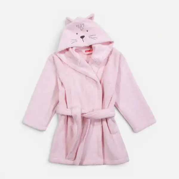 Μπουρνούζι Βρεφικό Cats Are Perfect Nef Nef Homeware - Lotus Pink