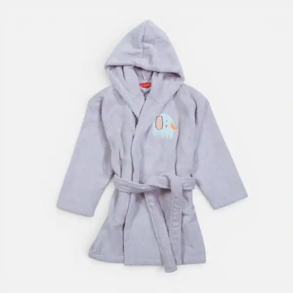 Μπουρνούζι Βρεφικό Elephants Nef Nef Homeware - Grey