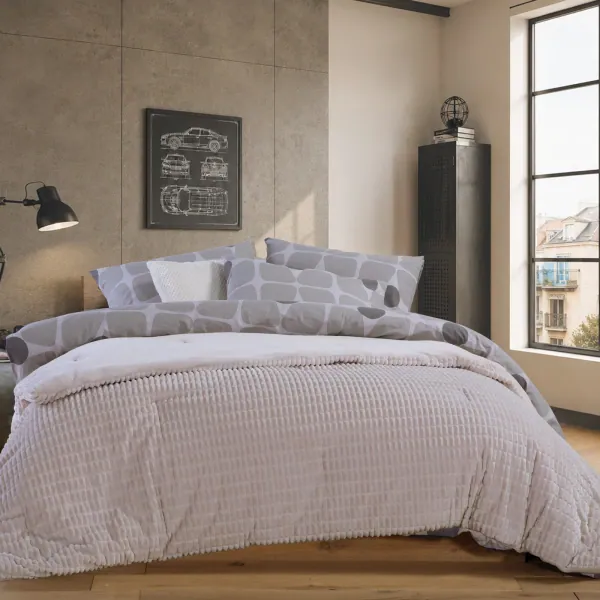Κουβερτοπάπλωμα Υπέρδιπλο Elaisa 220X240  Nef Nef Homeware - Cream
