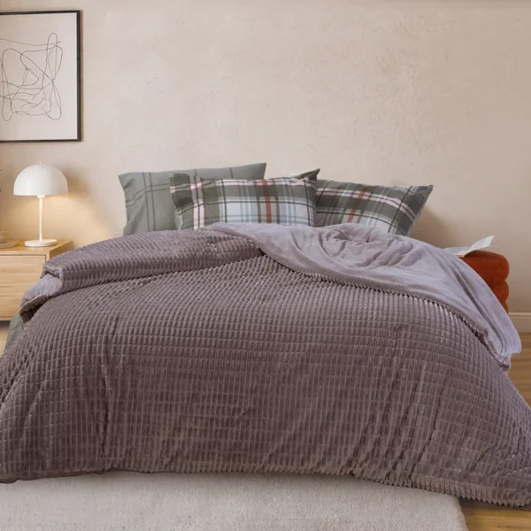 Κουβερτοπάπλωμα Υπέρδιπλο Elaisa 220X240  Nef Nef Homeware - D.grey