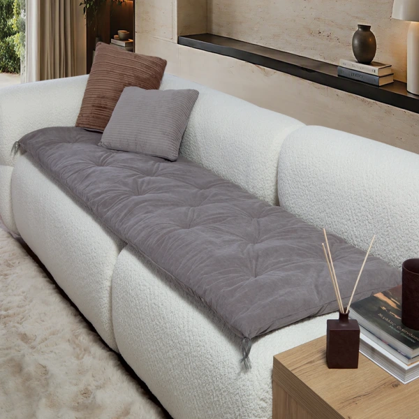 Ανώστρωμα Καναπέ Eriete 70X220 Nef Nef Homeware - Grey