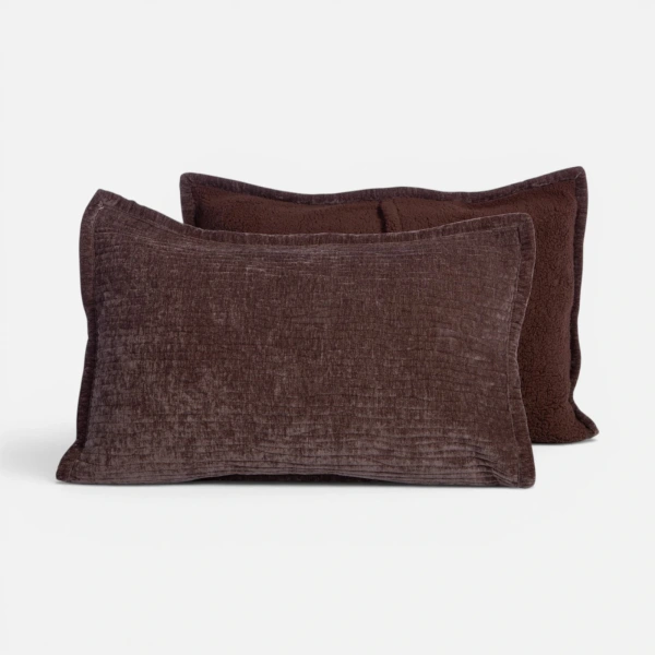 Μαξιλαροθήκη Elements - Brave Σετ 2Τεμ. 52X72 Nef Nef Homeware - Coffee