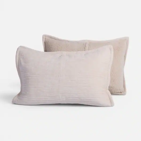 Μαξιλαροθήκη Elements - Brave Σετ 2Τεμ. 52X72 Nef Nef Homeware - Cream