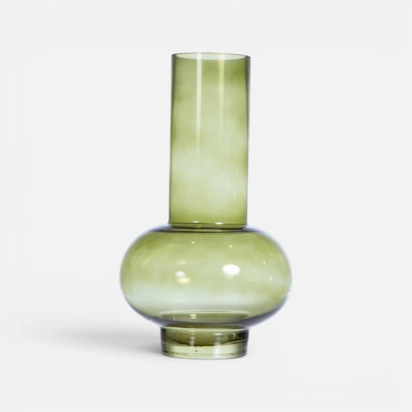 Διακοσμητικό Γυάλινο Βαζάκι Veggera 18X30 Nef Nef Homeware - Green
