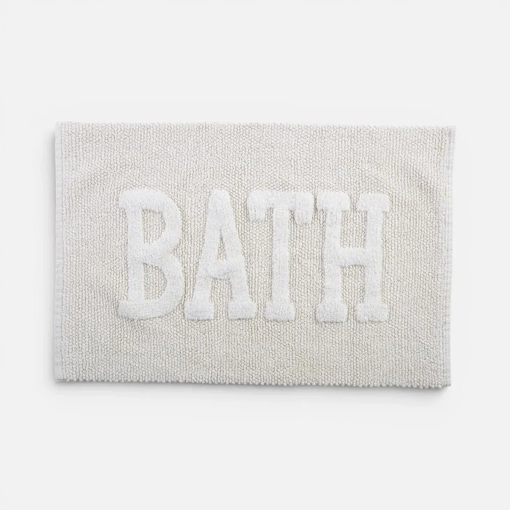 Χαλάκι Μπάνιου Αντιολισθητικό Nef-Nef Homeware Bath Ecru 50x80 Nef-Nef Homeware Χαλάκι Μπάνιου Bath 50X80 Nef Nef Homeware - Ecru