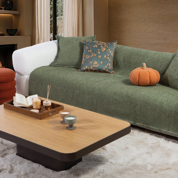 Ριχτάρι Διθέσιου Καναπέ Venezia 170X250 Nef Nef Homeware - Green