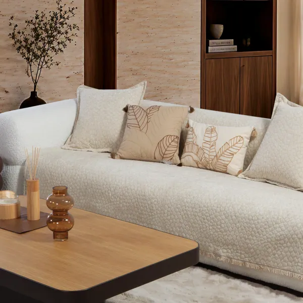 Ριχτάρι Διθέσιου Καναπέ Decore 170X250 Nef Nef Homeware - Ecru