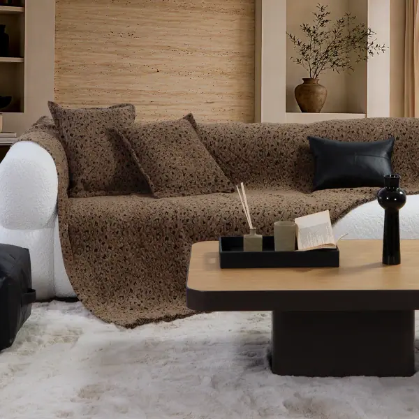 Ριχτάρι Διθέσιου Καναπέ Leopard 170X250 Nef Nef Homeware - Brown