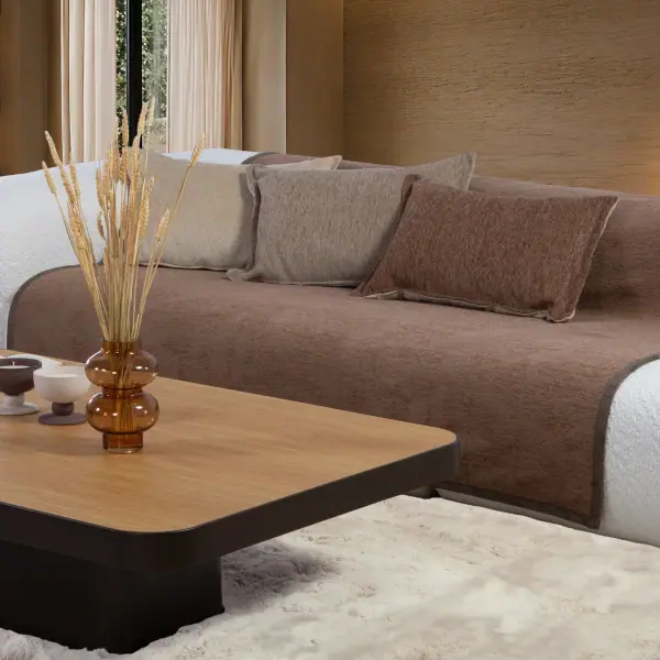 Ριχτάρι Διθέσιου Καναπέ Tanger 26 180X250 Nef Nef Homeware - Brown/Ecru